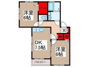 グレ－スメゾンの物件間取画像